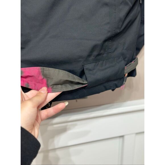 DC Snowboarding Pica-P Black Faux Fur Hooded Winter Coat Jacket Women's Small - Picture 13 of 13